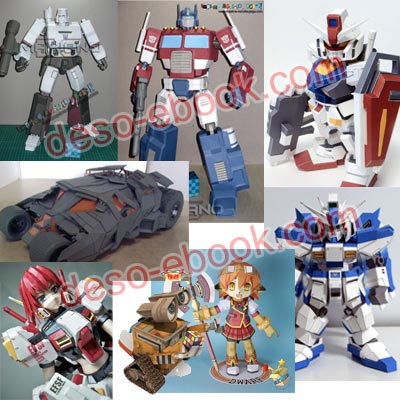 papercraft mecha